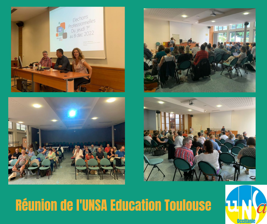 Réunion de l'UNSA Education Toulouse.png, juin 2022