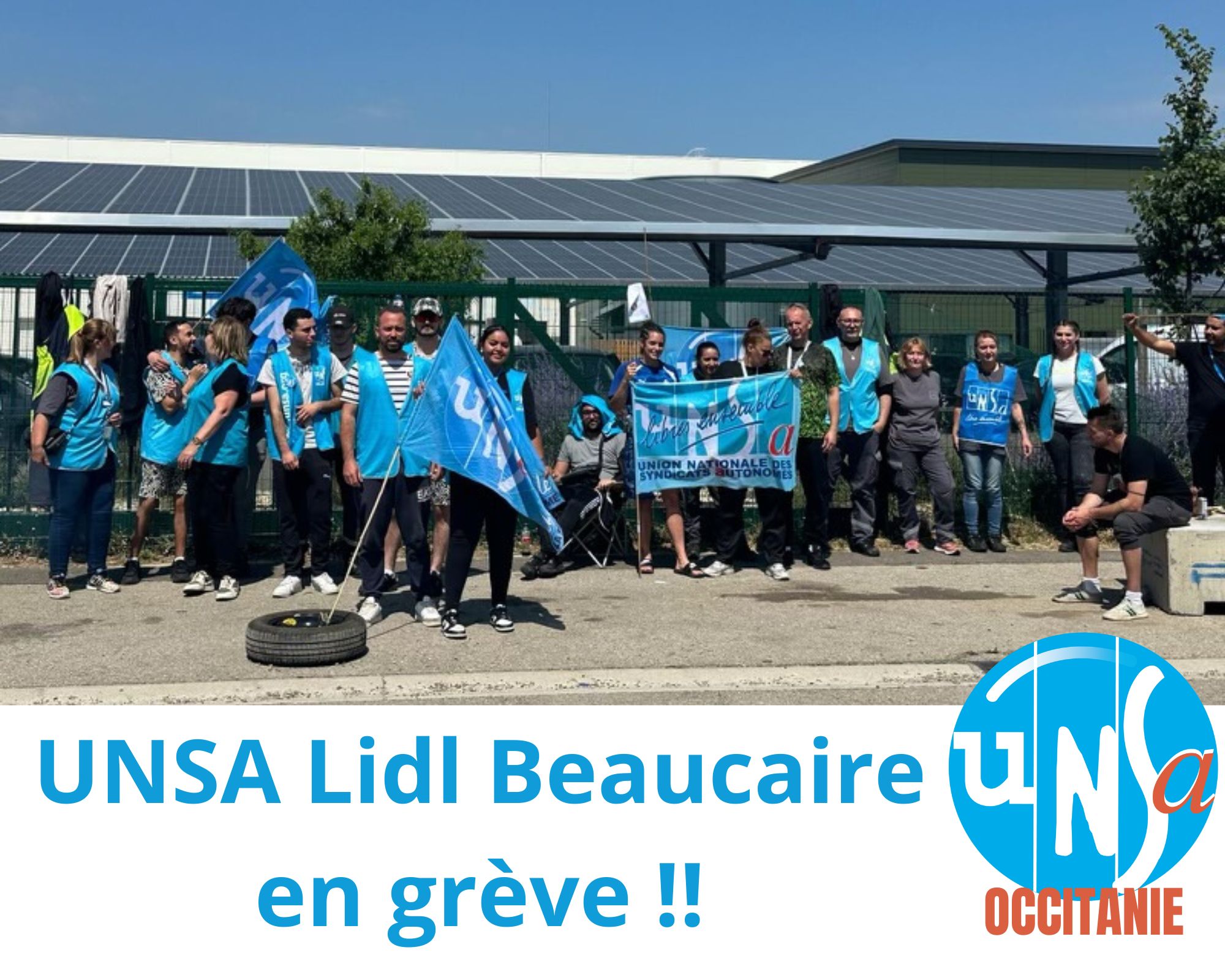 UNSA Lidl Lunel en grève !!(1).jpg, juin 2024